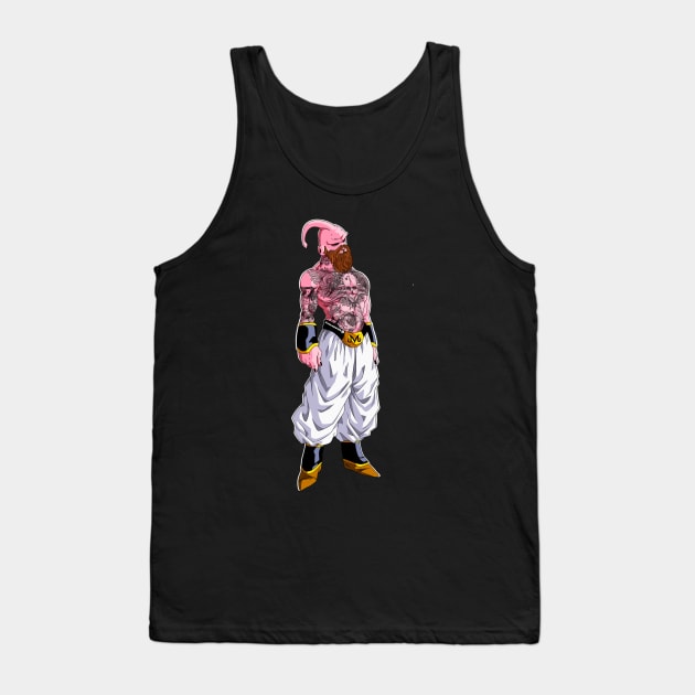 Bearded and Tattooed Buu Tank Top by Elrokk86